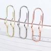 5PCS/Set Metal Bookmarks Stationery Separator Pages Tags Creative Pen Holder Clip