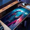 Mouse Pad Anime Scenery Purple Gaming Accessories Varmilo Keyboard Desk Mat Gabinete Gamer Carpet Mousepad Mouse Mats