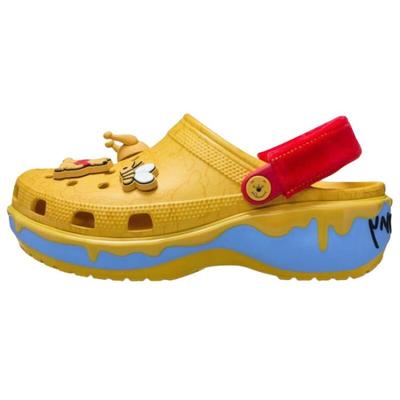 Disney x Classic Platform Clog Roztomilé a stylové dírové boty Dámské Žluté