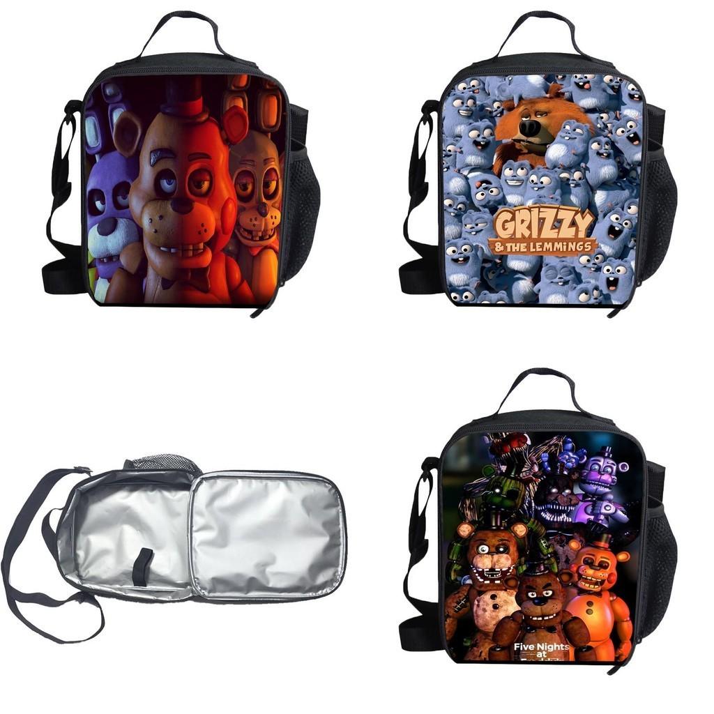 Five Nights At Freddy's School Outdoor Lunch Bag Durable Polyester Material Insulation Package