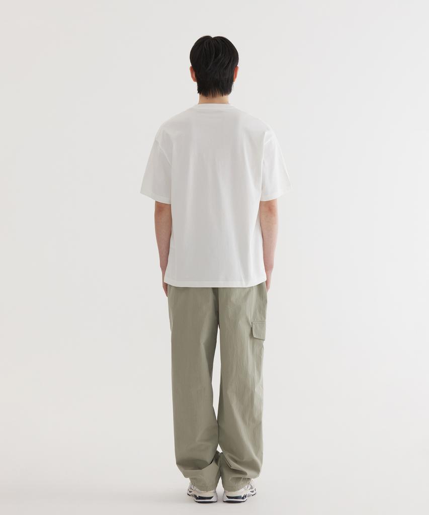 COVERNAT Semi-Wide String Cargo Easy Pants Light Khaki