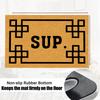Sup Doormat Rubber Bathroom Kitchen Mat Garden Garage Door Floor Mat Non-Slip Carpet Entrance Rug