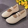 Damen atmungsaktive Strick-Sneaker lässige Ballerinas Mary Janes leichte Mesh-Damen-Kleid-Flats Schuhe Schuhwerk Sommer