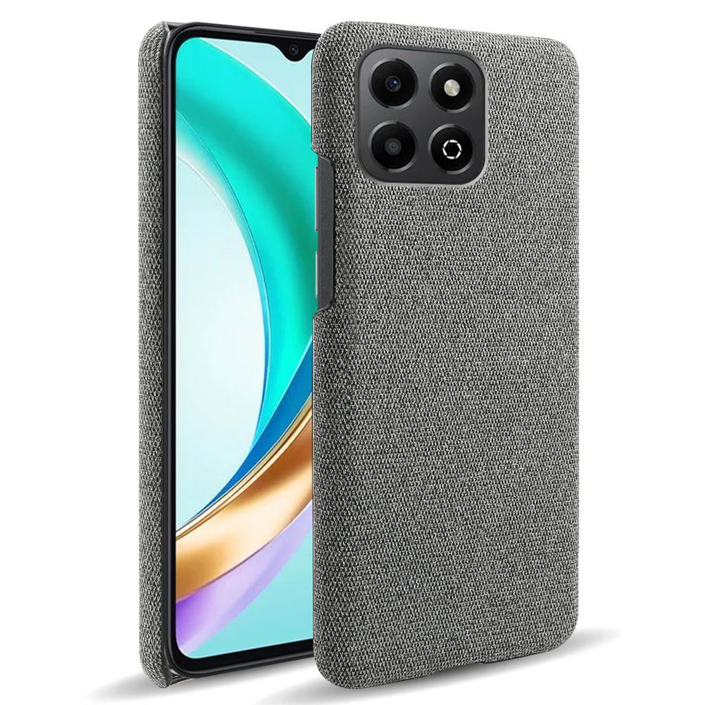 For Honor X6b 4G Case Cloth Texture Anti-Scratch Protective PC Phone Cover