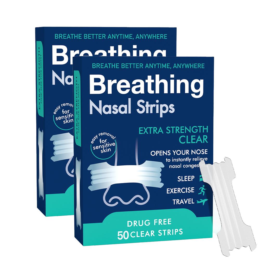 Nasal Strips for Snoring Nasal Patch Physical Expansion Breathable Nose Patch Better Sleep Anti-Snoring Extra Nasal Strip Patch