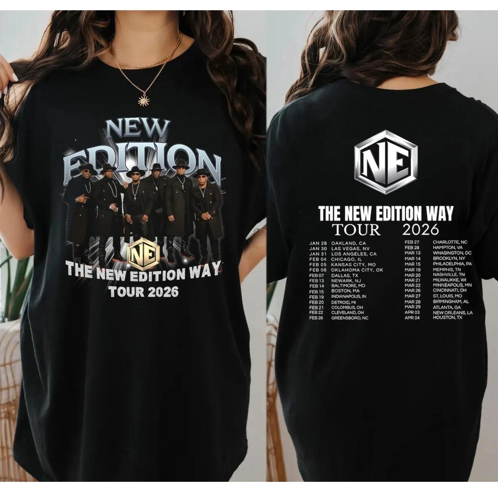 The New Edition Way Tour 2026 Shirt, New Edition 2026 Live Concert T-Shirt XXXXL
