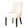 Sloping Back Chair Cover Jacquard Armchair Covers Stretch Wing Back Chairs Slipcover for Wedding Dining Living Room Armchairs