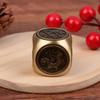 Messing Würfel Sechsseitige Rotation Kugelförmiger Hand Spinner Chinesischer Stil Stressabbau Spielzeug Erwachsener Antistress Fidget Spielzeug