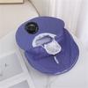 USB Rechargeable Cooling Fan Hat with Solar Charging And 3 Speed Adjustment Design for Women Men Hiking Camping