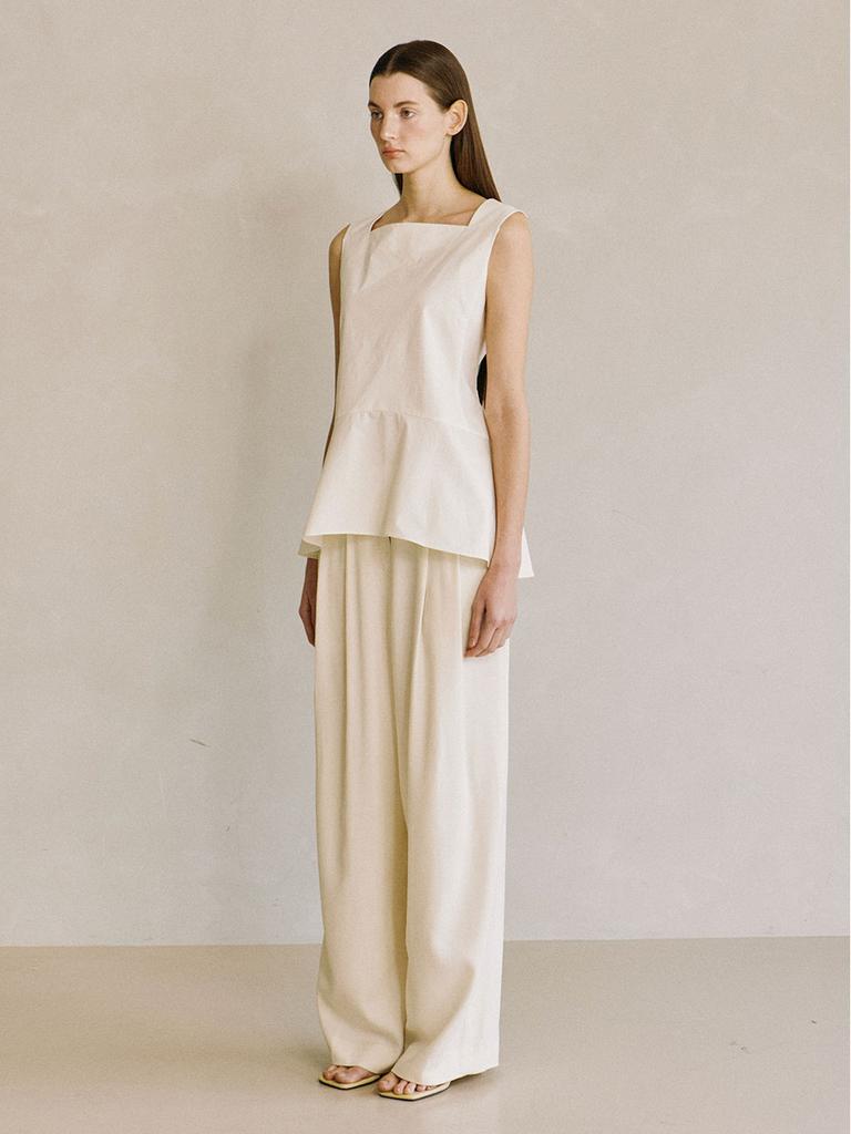 Wave Seoul Women'S Wide Pants Cream