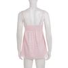 Spicy Summer Striped Lace Bow Tie Camisole: Slim-Fit European American Style