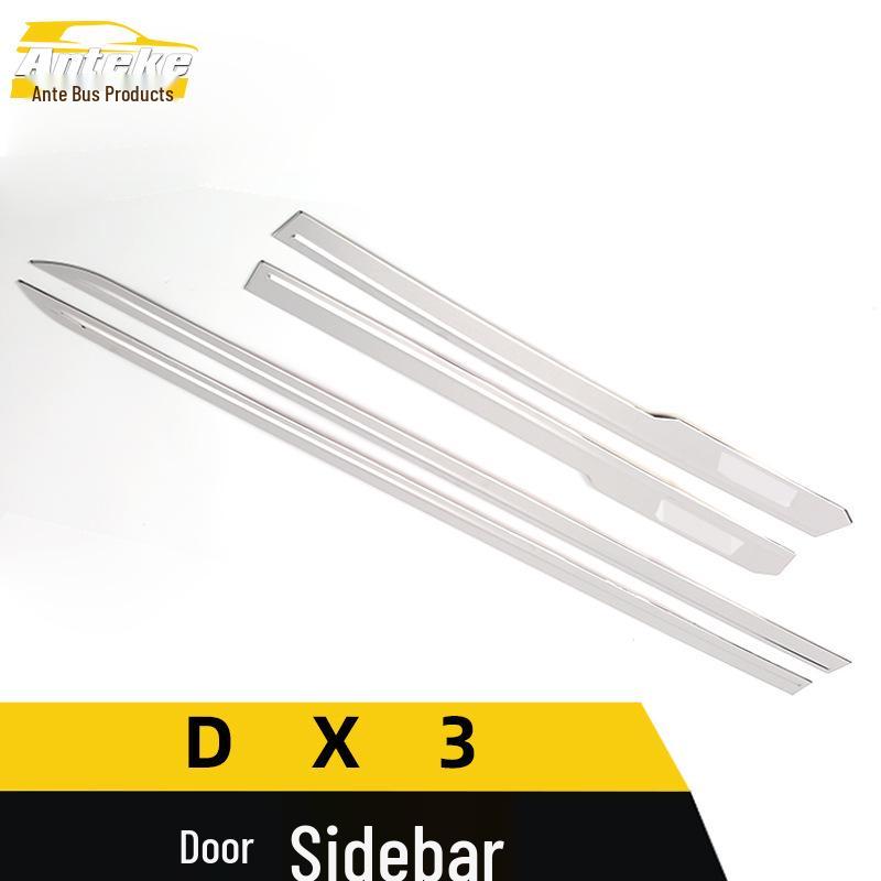 DX3 Door Edge Trim & Stainless Steel Bumper Panel Accents for Southeast