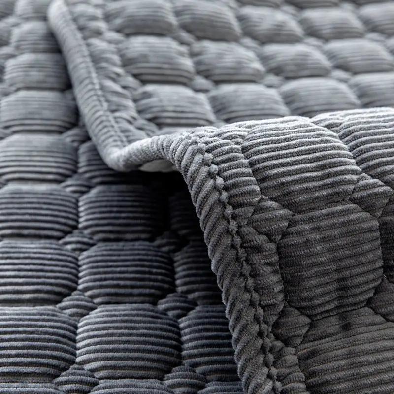 Verdickter Plüsch-Sofabezug, europäischer Universal-Sofa-Handtuchbezug, rutschfester Couchbezug, Sofa-Handtuch für Wohnzimmer-Dekor