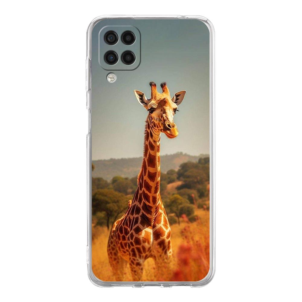 giraffe Phone Case For Samsung Galaxy A13 A33 A73 A53 A23 A51 A71 A21S A12 A31 A41 A05s A03S A15 A25 A32 5G Silicone Clear Cover