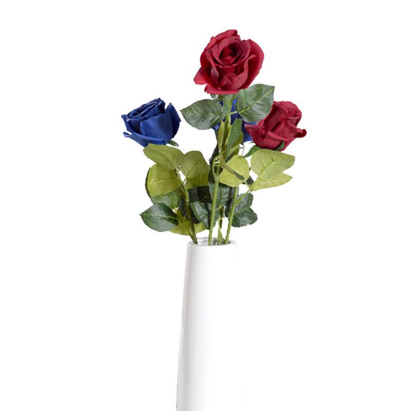 Rose Single Fake Bud Artificial Flower Home Wedding Decoration Prop Photo