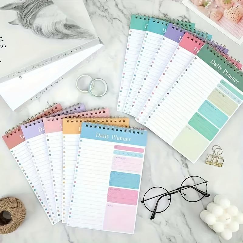 30-Page Daily To-Do Planner, Versatile Scheduler for Fitness, School & Office, Must-Have Daily Organization Supplies