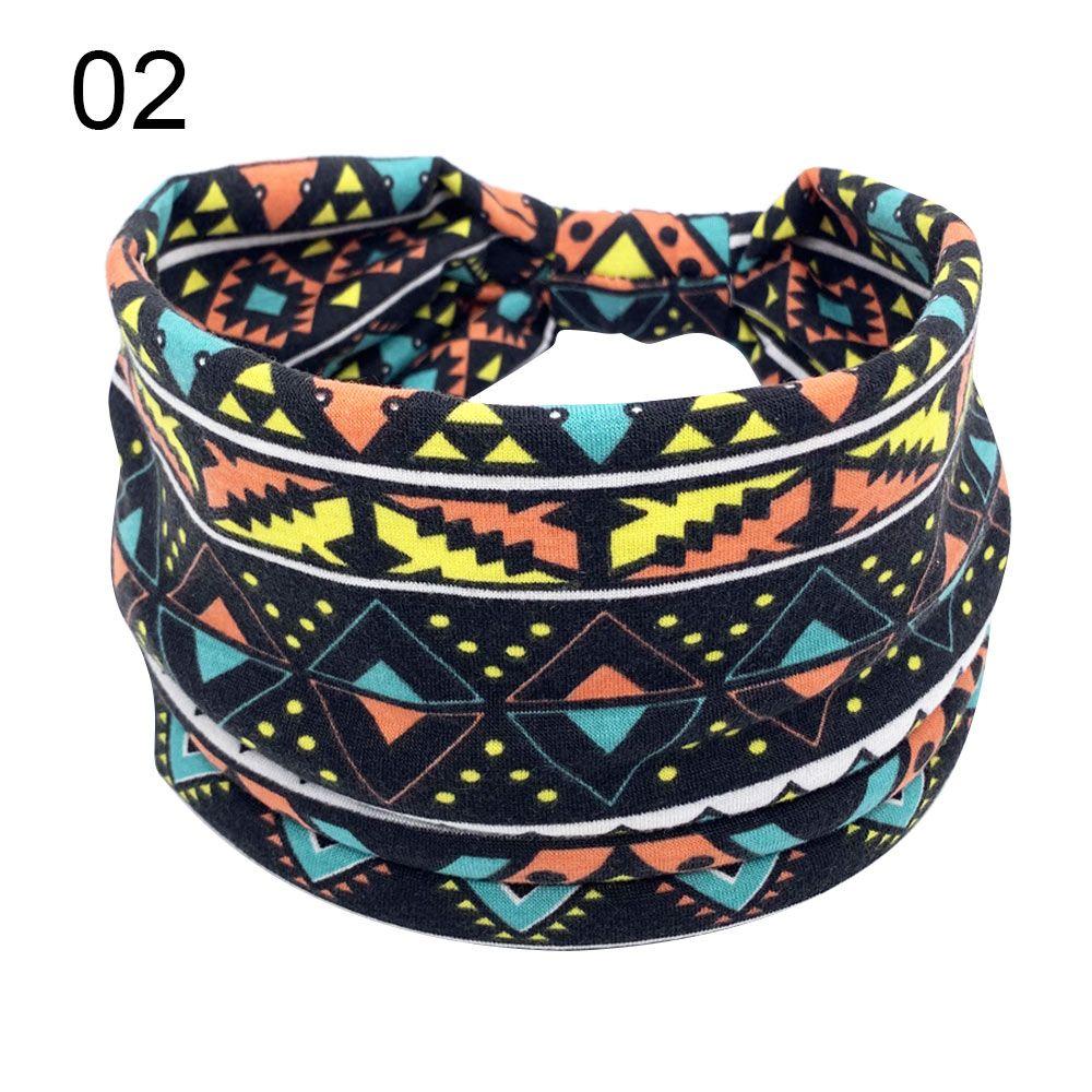 Turban Head Wrap Wide-brim Headband Yoga Hair Band Women Boho Hairband Sports Headwear