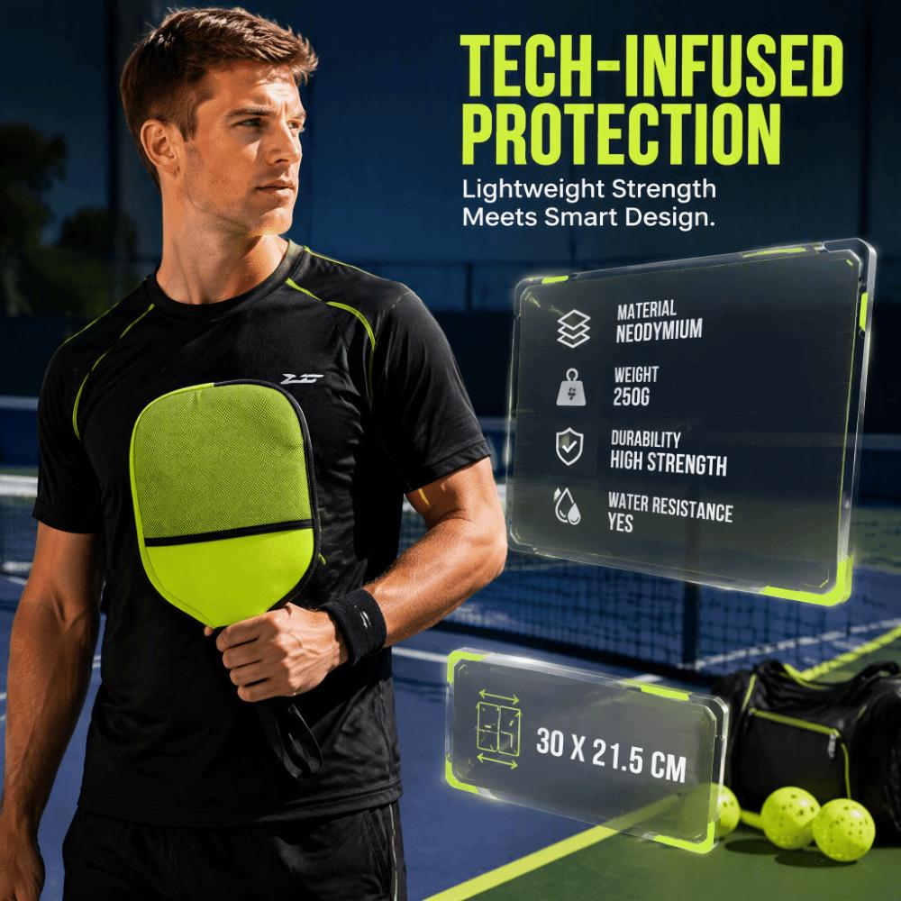 Zippered Pouch Pickleball Paddle Case Waterproof Design Pickleball Bag  Practice Use