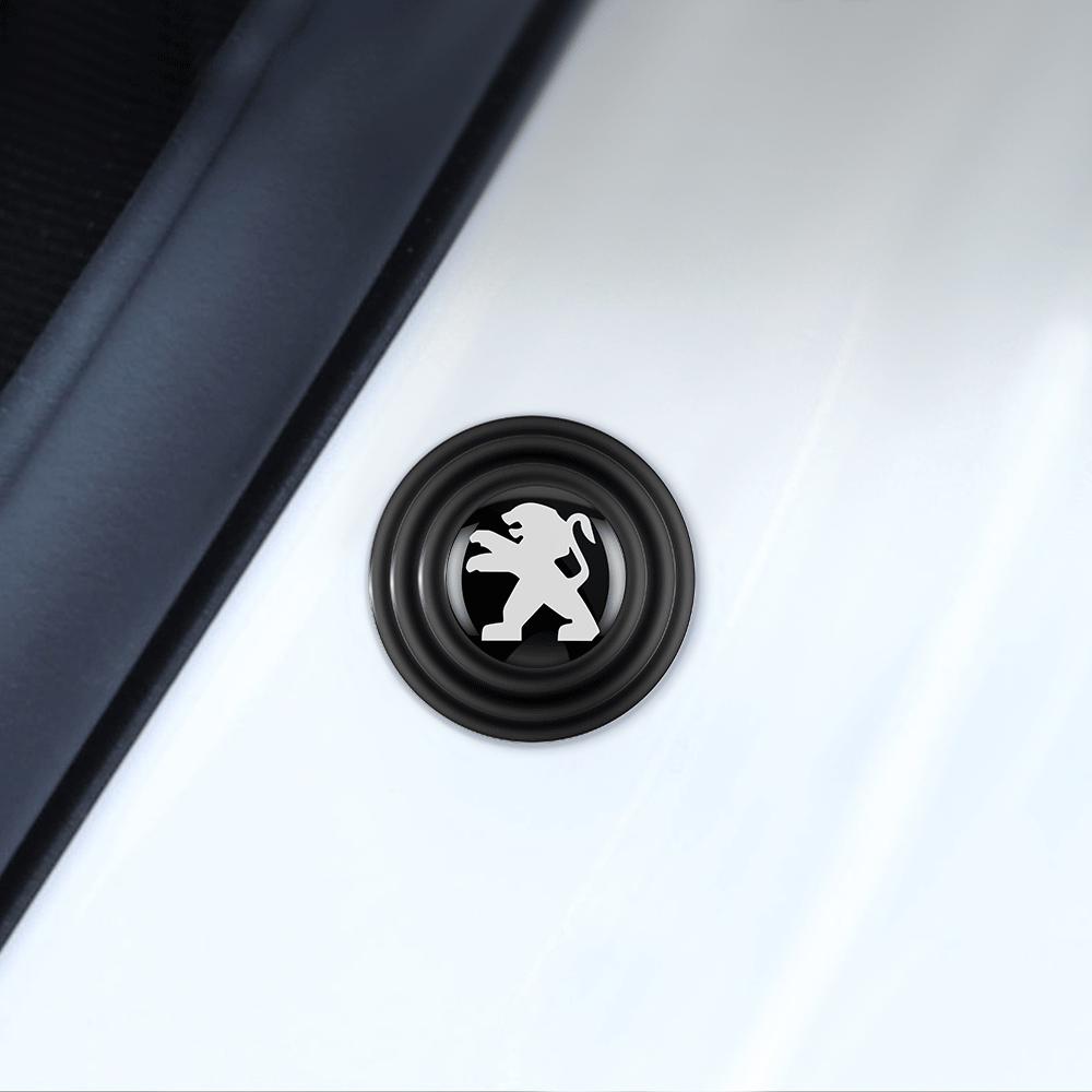 4/12pcs Silicone Car Door Buffer Mats Anti-shock Stickers For PEUGEOT 107 b 206 207 208 307 308 2008 3008 5008 GT 108 T9 508 RCZ