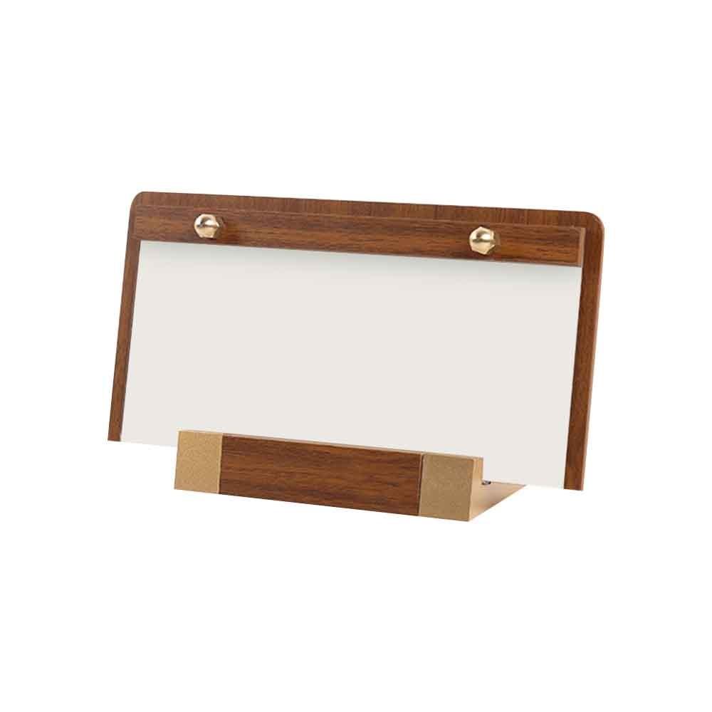 Faux Walnut Wood Desktop Display Board Brown Table Card Table Setting  Shop Bar Counter