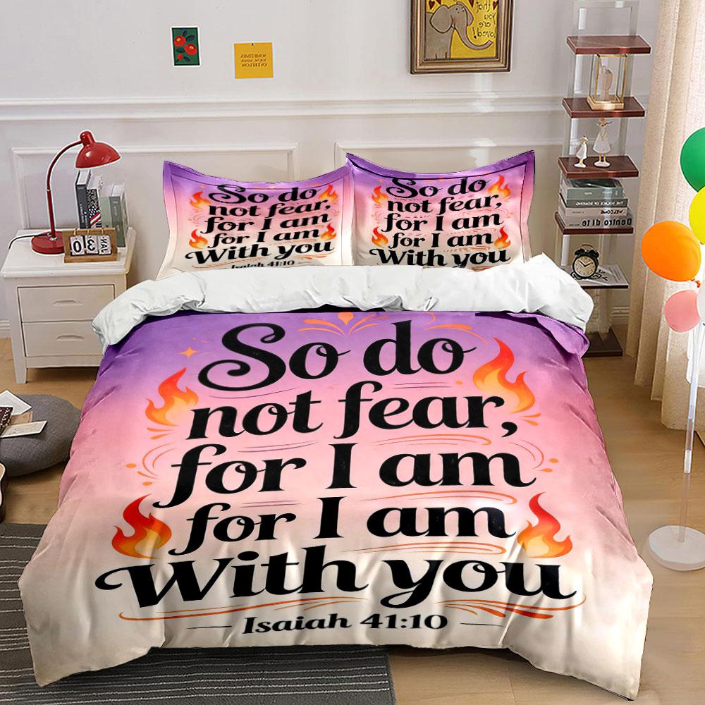 Text with flame accents. Bedding sets Duvet cover sets Duvet covers Pillowcases(1 * Duvet Cover 2 * Pillowcases without duvet insert)