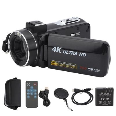 4K Anti Shake High Definition Digital Video 18X Zoom 3in IPS Touching Display Screen