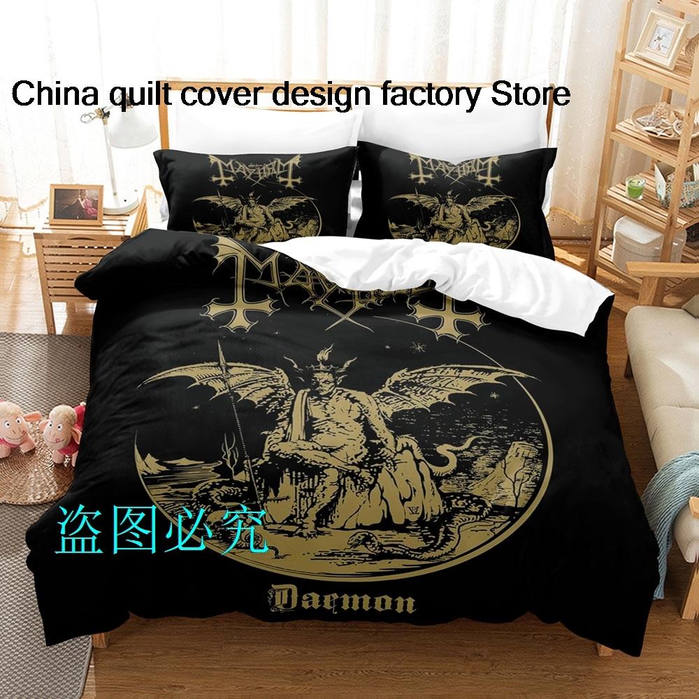 Mayhem Bedding Set Single Twin Full Queen King Size Bed Set Adult Kid Bedroom Duvetcover Sets 3D Print Anime Bed Sheet Set