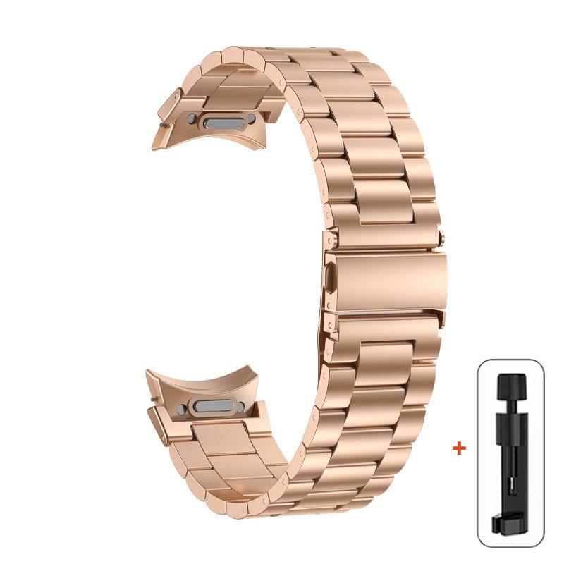 Correa de Acero Inoxidable de Titanio para Samsung Galaxy Watch 6 Classic 43 47mm 40/44mm Correa para Galaxy Watch 6 5 4 Pulsera sin Espacios