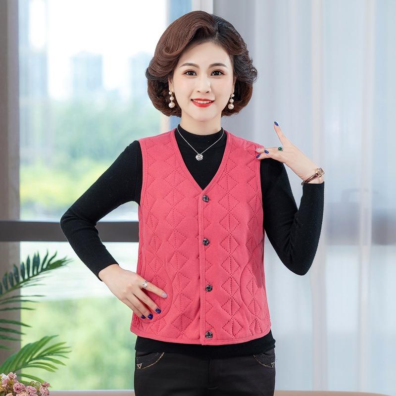 Autumn and Winter Vest German Velvet Silk Cotton Vest Old Warm Inner Wear Vest