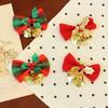 7Pcs Christmas Bow Xmas Tree Decoration Bell Bow Christmas Ornaments Bowknot Crafts New Year Navidad DIY Gift Wrapping Decor