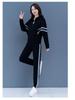 Women's Plus Size Stylish Hoodie Suit: Spring/Autumn Two-Piece Set, Loose & Slimming, Tummy Covering, Perfect for Running & Casual Wear