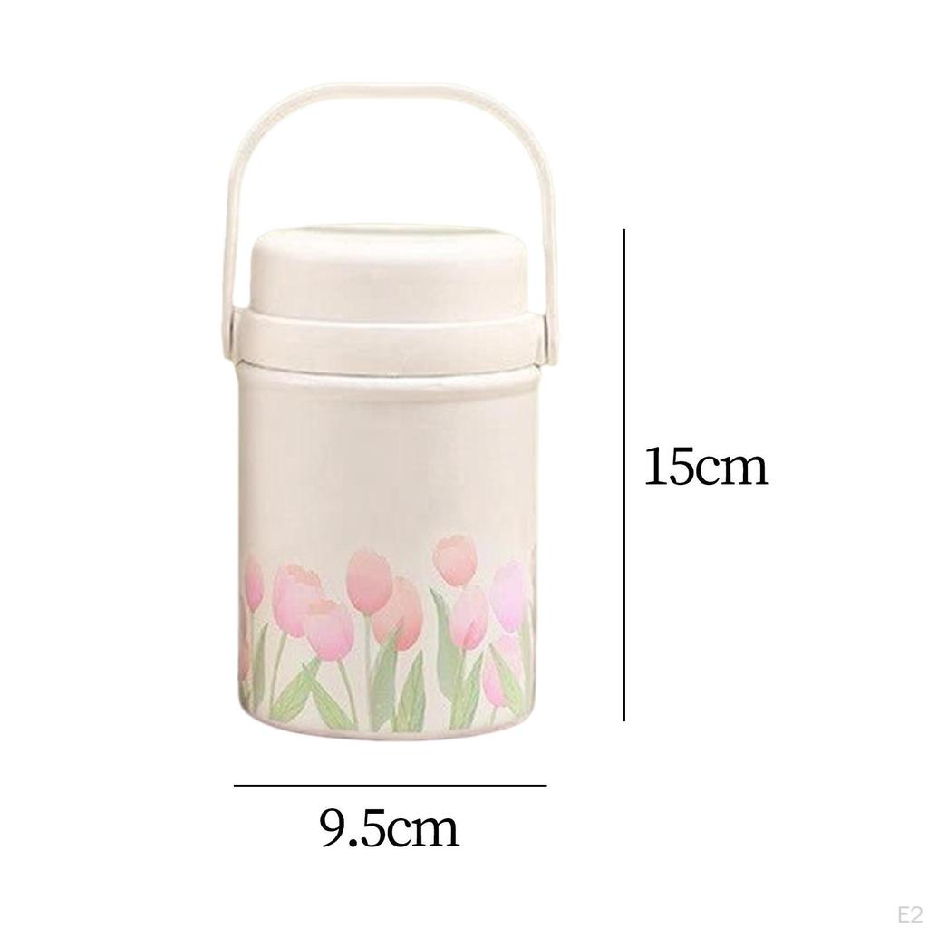 Food Jar Vacuum Insulated Soup Container Thermal Flask Water Bottle
