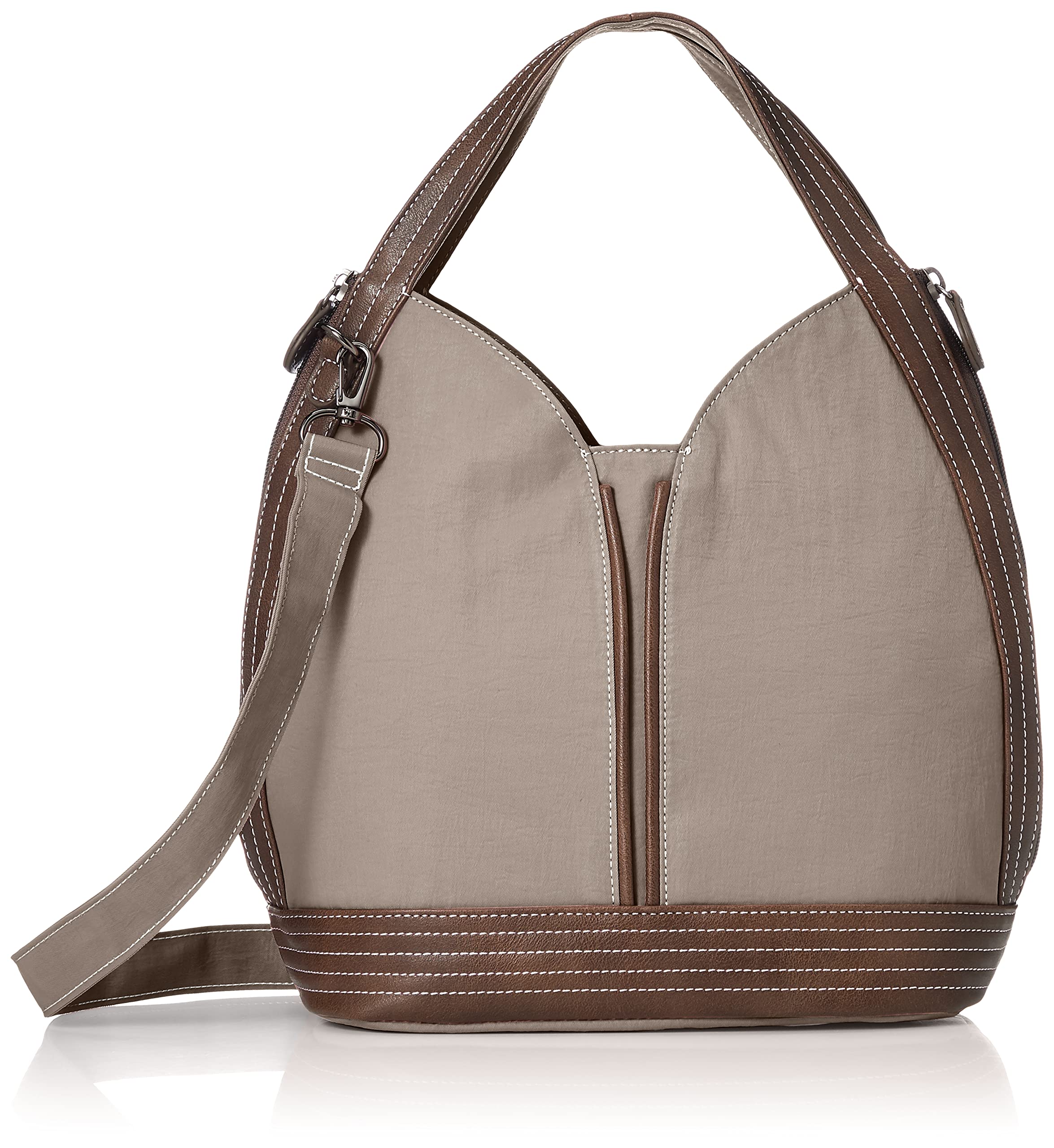 [ARROWS&Company Ltd.] 6R235 Side Gusset Zipper BagNH-5917 Gray