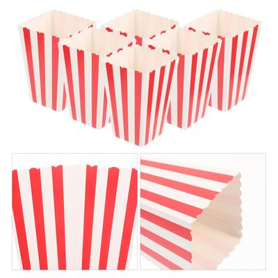 24 Pcs French Fries Party Favor Movie Night Supplies Popcorn Containers Cup Paper Boxes Snack Child Serving