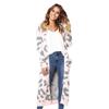 2026 Autumn Leopard Print Open-Front Knitwear Cardigan for Women - European & American Style