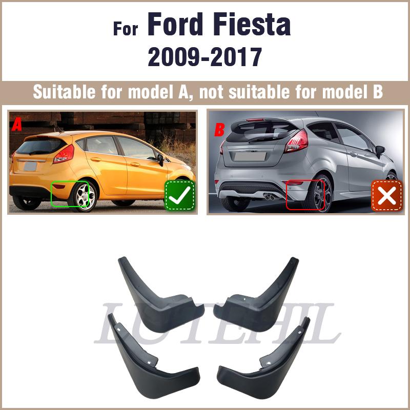 For Ford Fiesta Hatchback 2009-2017 2010 2011 2012 2013 2014 2015 2016 Fender Mudguard Mud Flaps Guard Splash Flap Mudguards