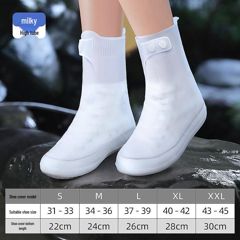 

Унисекс Водонепроницаемые Силиконовые Бахилы, Нескользящие, Износостойкие, Непромокаемые для Дождливых Дней