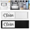 Dishwasher Clean Dirty Sign Cleanliness Tips Portable Dishwasher Magnet Indicator for Kitchen Organization Washing Machine