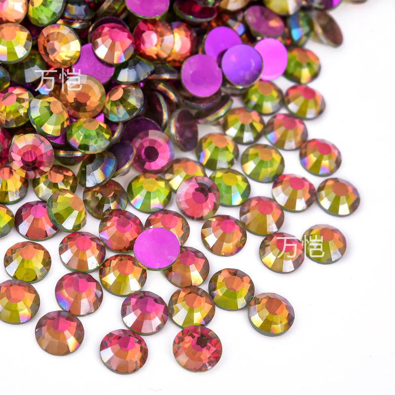 Ss3-Ss16 Mixed Size Flat Bottom Drill, Mobile Phone Case Diy Sticker Diamond Crystal Glass, Creative Nail Art Jewelry Accessories