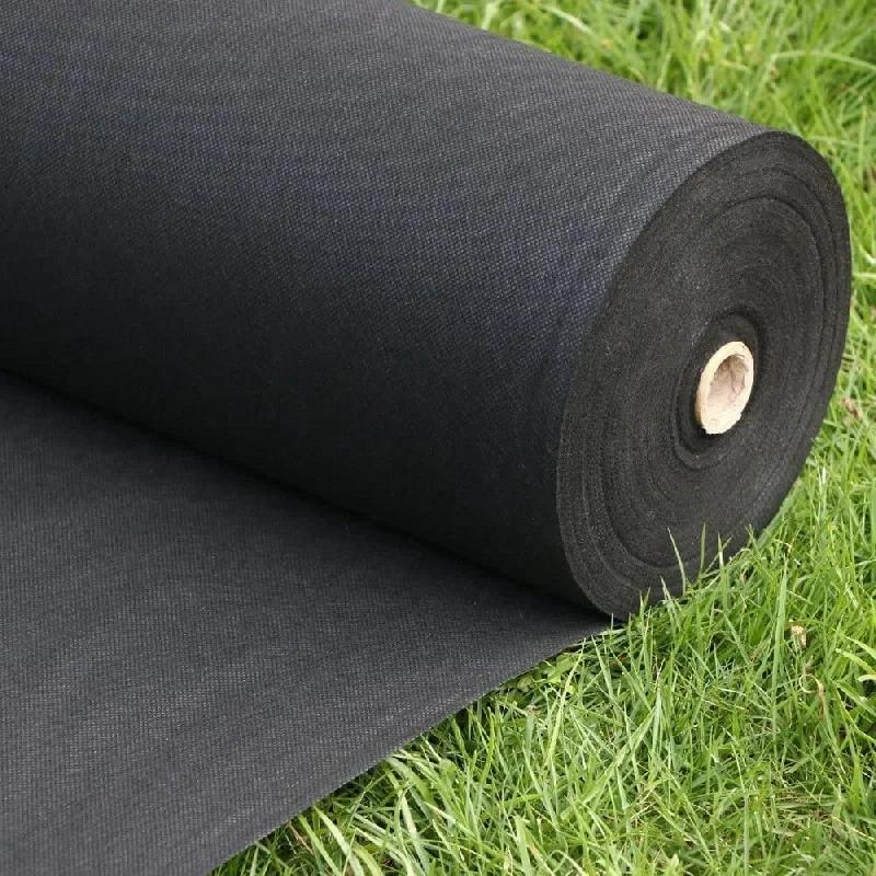 

1 Roll of Garden Landscape Fabric Weed Barrier Heavy-Duty Car Road Gardening Mat Polypropylene Ground Cover Plant Flower Vegetab M