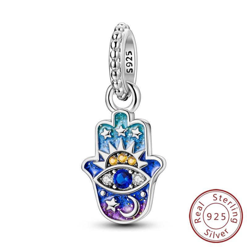 100% Copper Colorful Charms Pendant Fit Original Bracelet Necklace Diy Jewelry Woman Gift