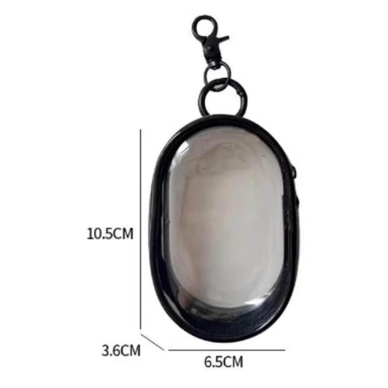 1pcs Cute Cartoon Doll Storage Bag Keychain PVC Transparent Mystery Box Thicken Wallet Girl Children Kawaii Toy Doll Gift Bag