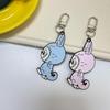 Cartoon Creative Alloy Keychain Schoolbag Pendant Car Keyring Jewellery Gift