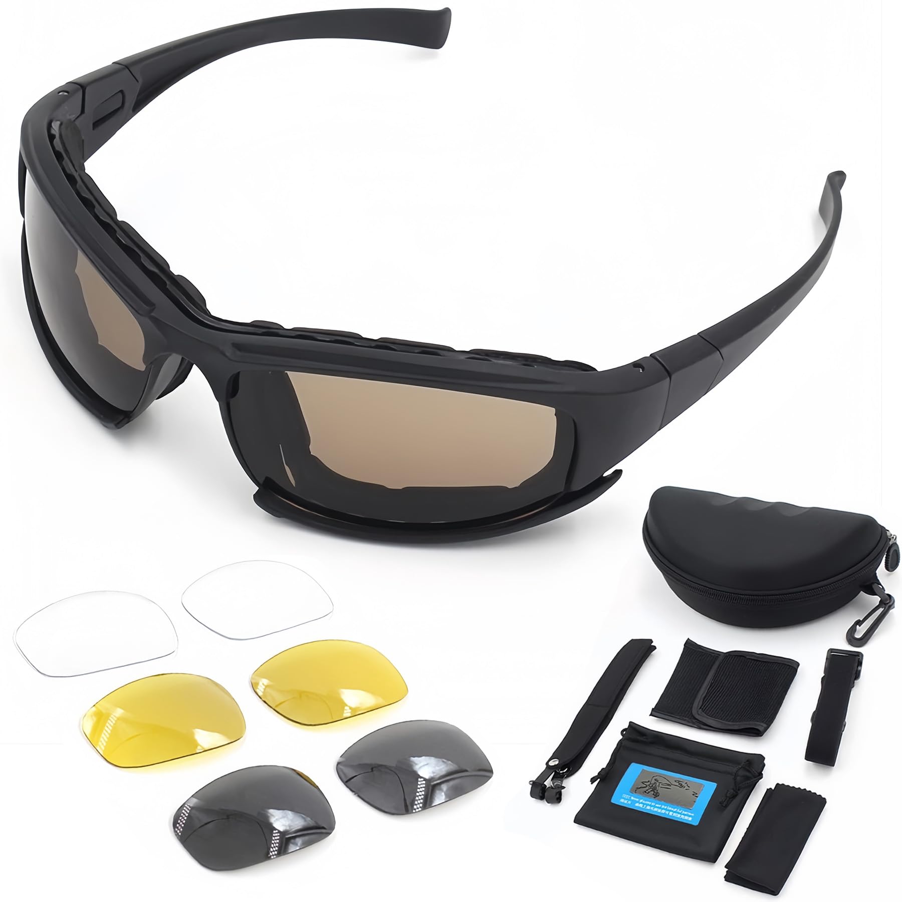 

Набір тактичних страйкбольних шоломів із шумозаглушенням Гарнітура Ліхтарик Окуляри Металевий кронштейн NVG Захист пейнтбол Екіпірування шолома