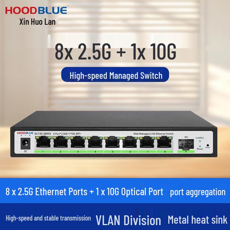 Hoodblue Hochleistungs-Ethernet-Switches & Transceiver