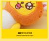 Genuine KAKAO FRIENDS Fruit Plush Doll Keychain Charm