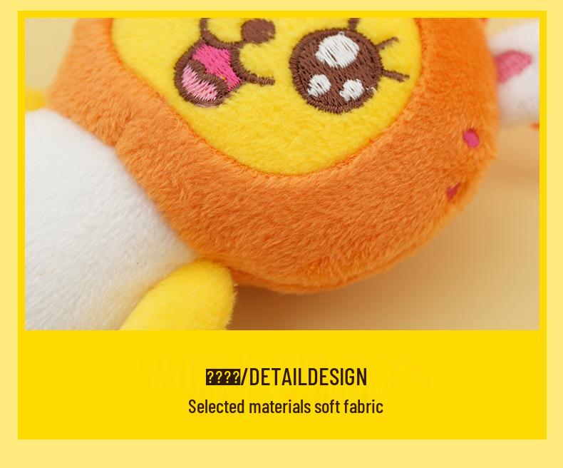 Genuine KAKAO FRIENDS Fruit Plush Doll Keychain Charm