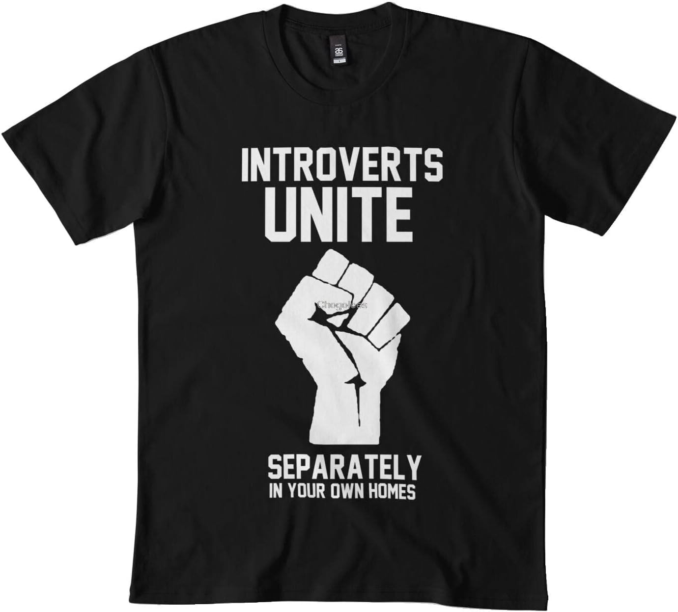 Introverts Unite Separately in Your own Homes t Shirt DMN411 t-Shirts Black XL чёрный