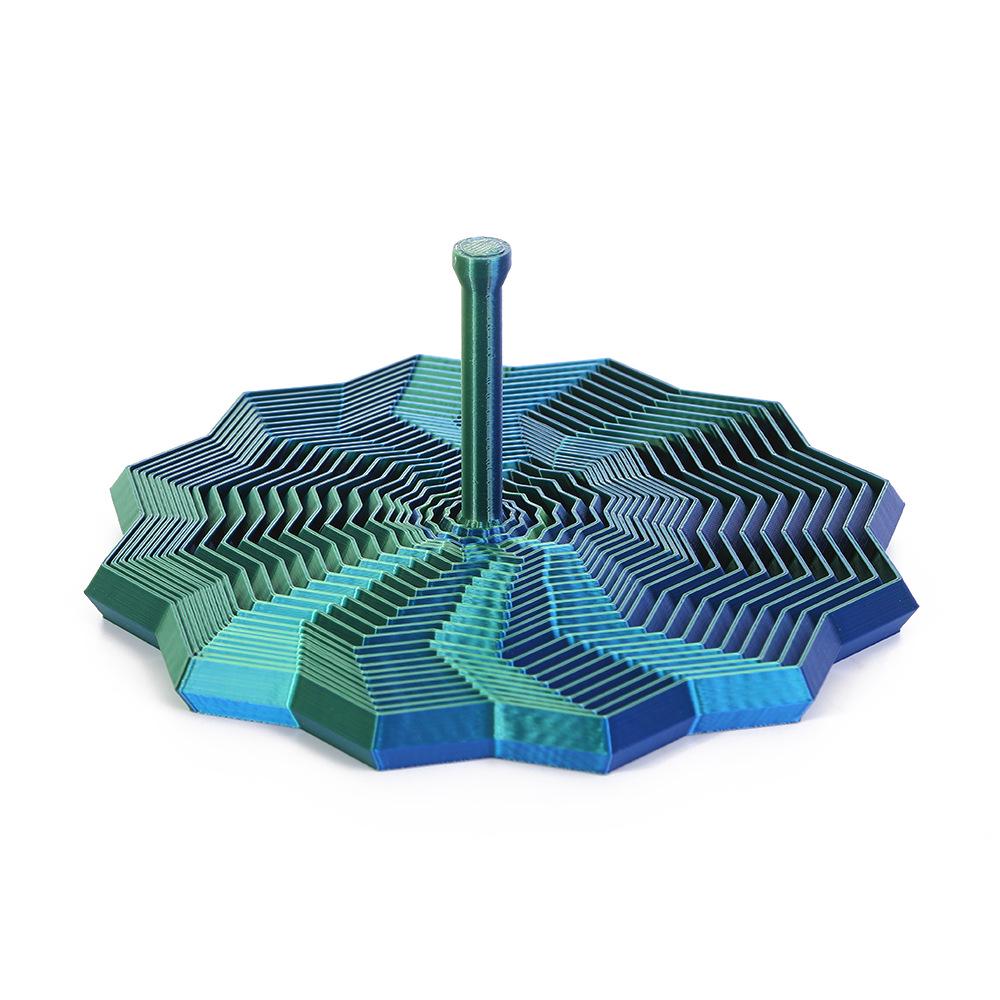 Polygonal Radish Tower: 3D Printed Foldable Star Tower Educational Toy for Kids
