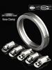 Large 304 Stainless Steel American DIY Hose Clamp with Perforated Band